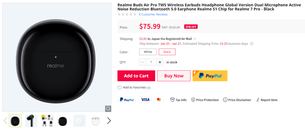 Gearbest Realme Buds Air Pro